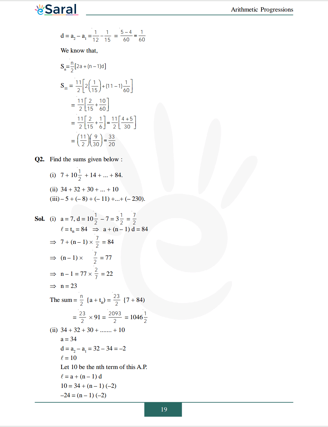 Class 10 Maths Chapter 5 exercise 5.3 solutions Image 2