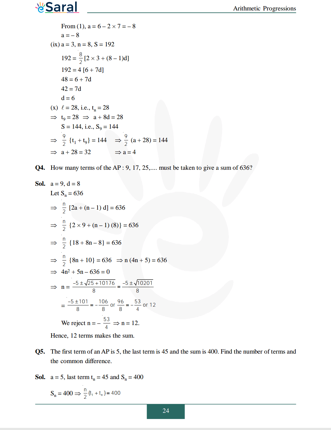 Class 10 Maths Chapter 5 exercise 5.3 solutions Image 7