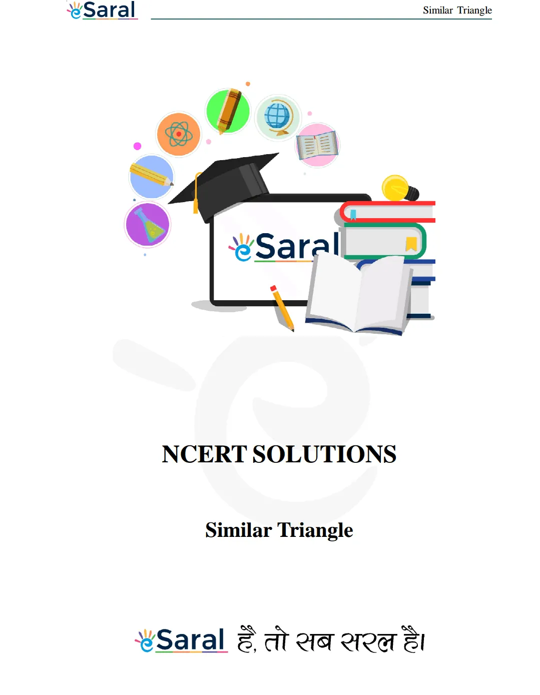 NCERT Solutions for Class 10 Maths chapter 6 Image 1