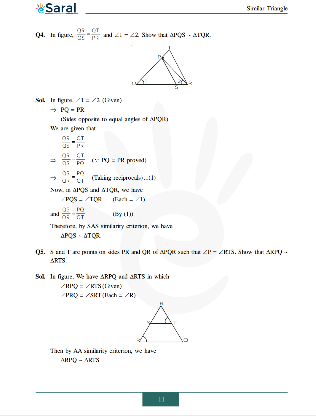Class 10 Maths Chapter 6 exercise 6.3 solutions Image 4