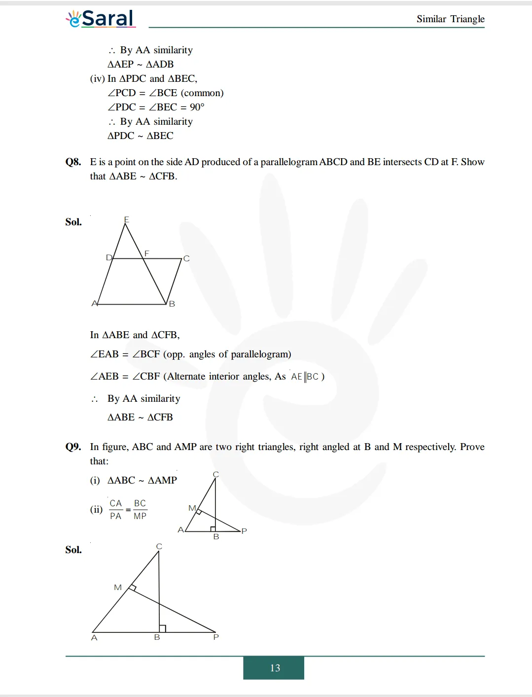 Class 10 Maths Chapter 6 exercise 6.3 solutions Image 6