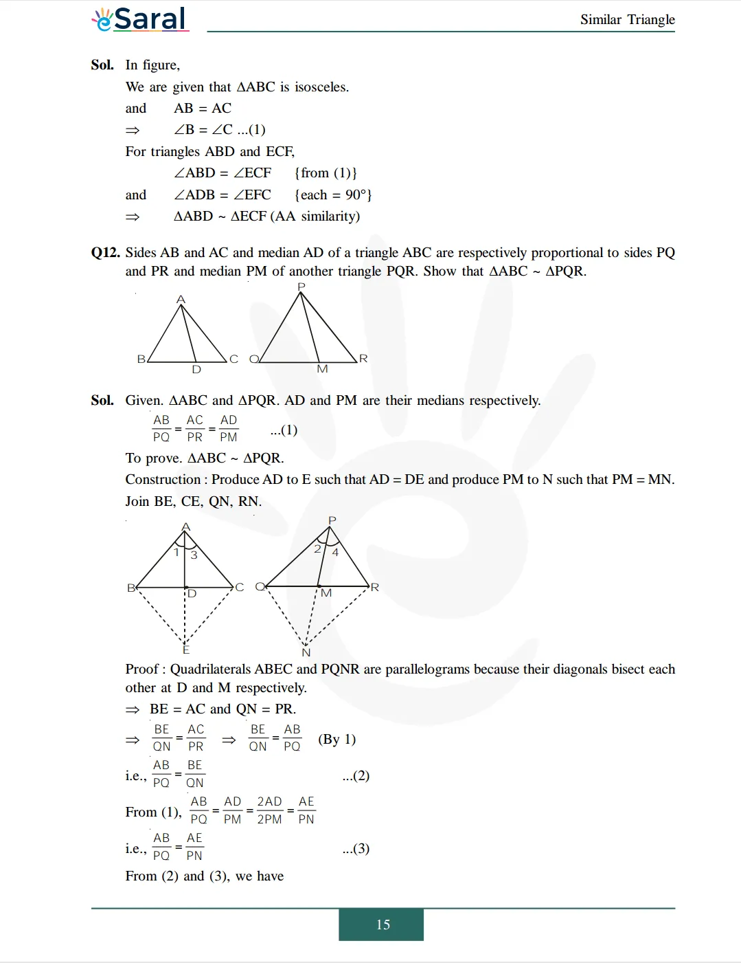 Class 10 Maths Chapter 6 exercise 6.3 solutions Image 8