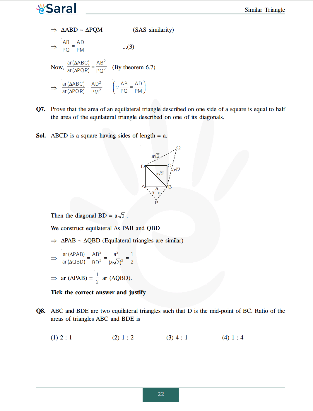 Class 10 Maths Chapter 6 exercise 6.4 solutions Image 4