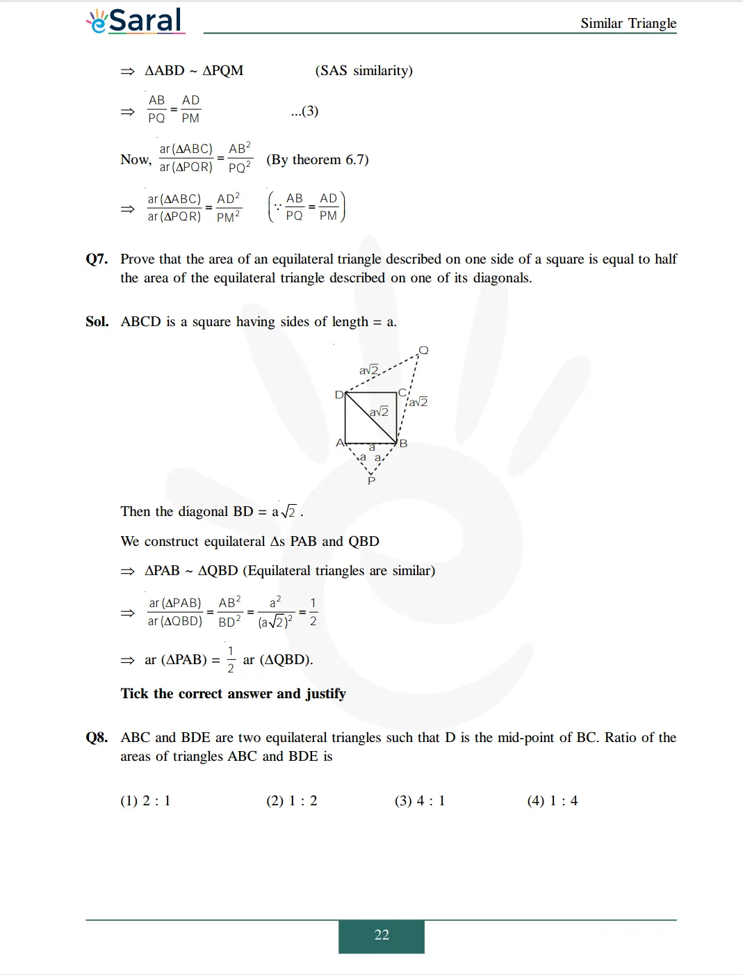 Class 10 Maths Chapter 6 exercise 6.4 solutions Image 4