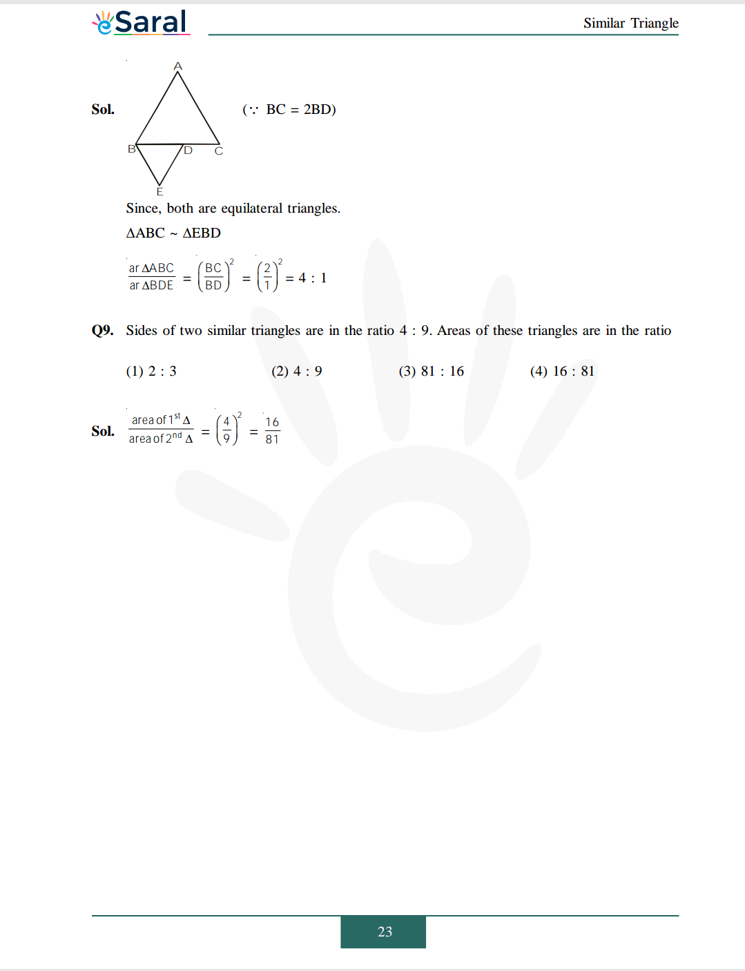 Class 10 Maths Chapter 6 exercise 6.4 solutions Image 5