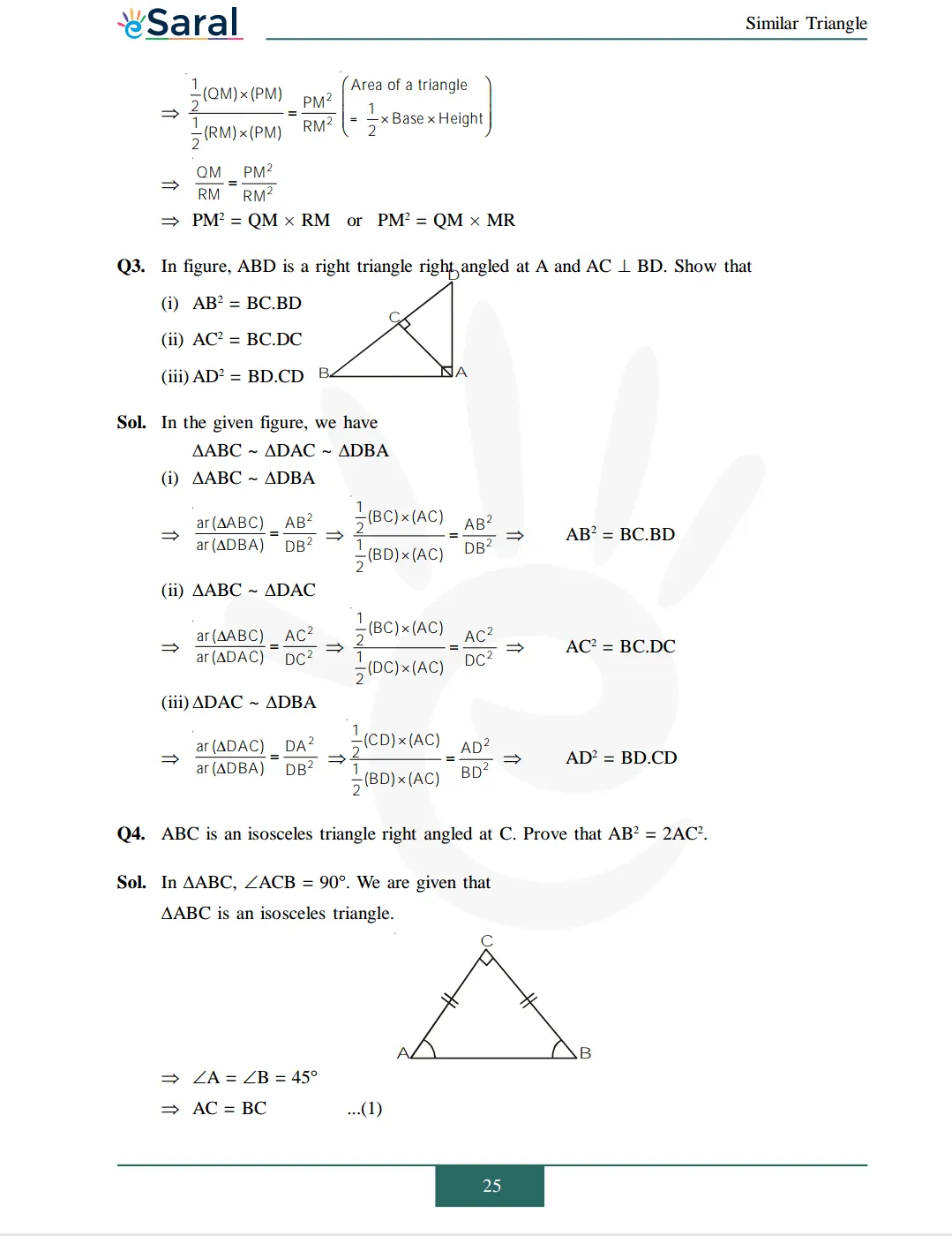 Class 10 Maths Chapter 6 exercise 6.5 solutions Image 2