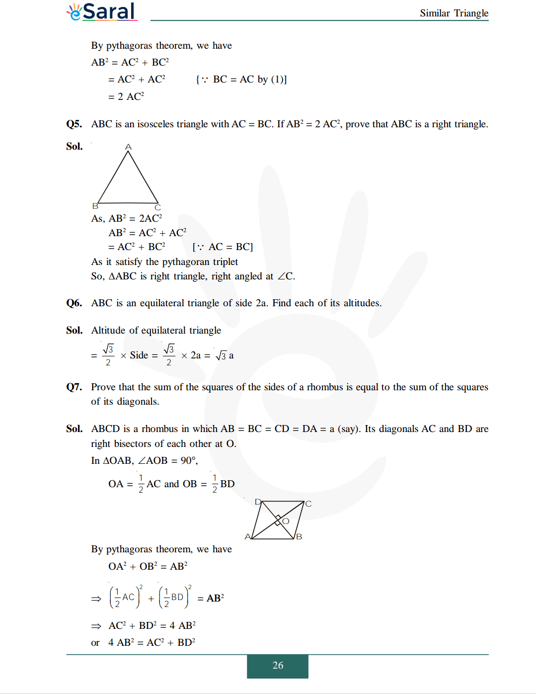 Class 10 Maths Chapter 6 exercise 6.5 solutions Image 3