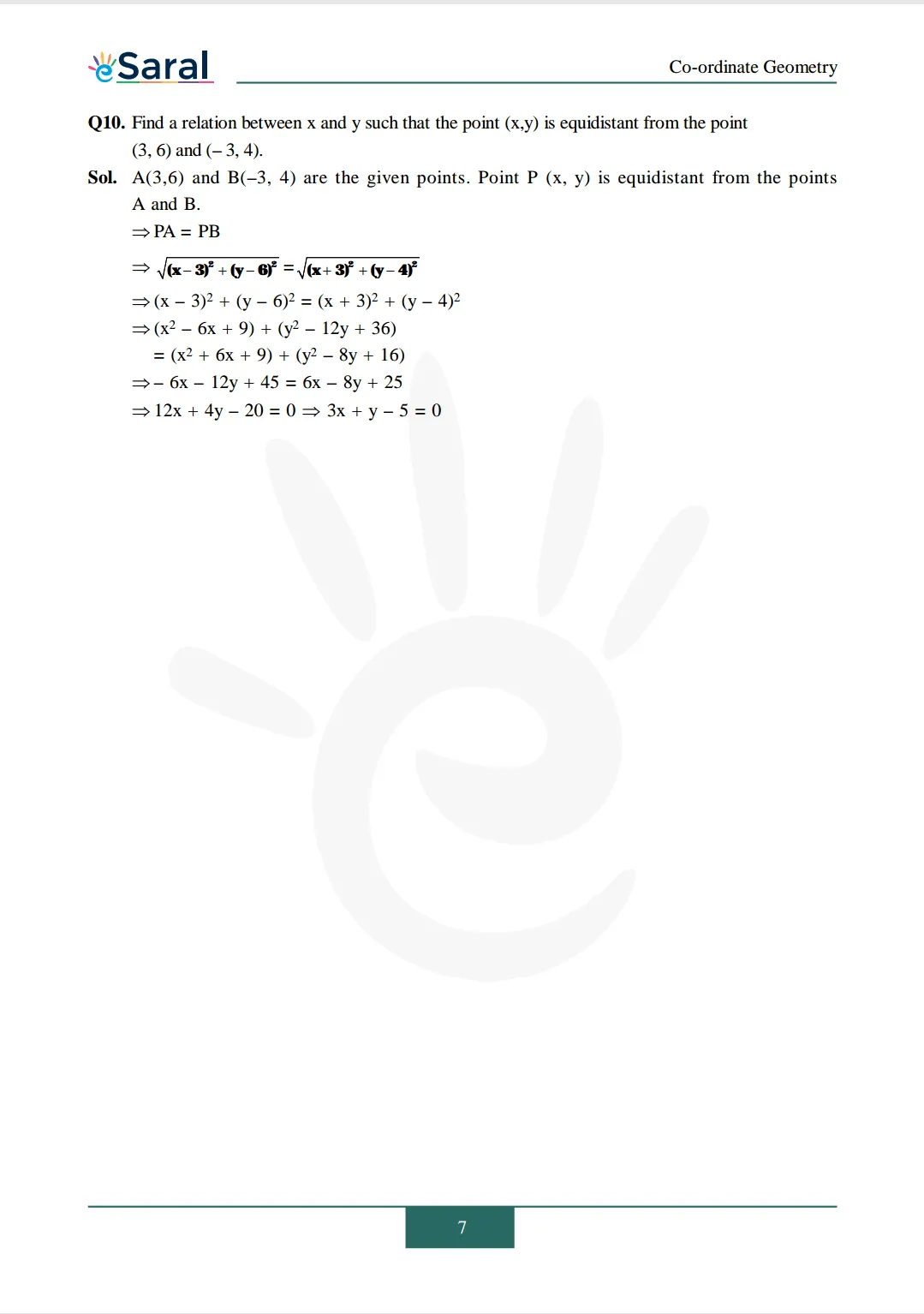 Class 10 Maths Chapter 7 exercise 7.1 solutions Image 7