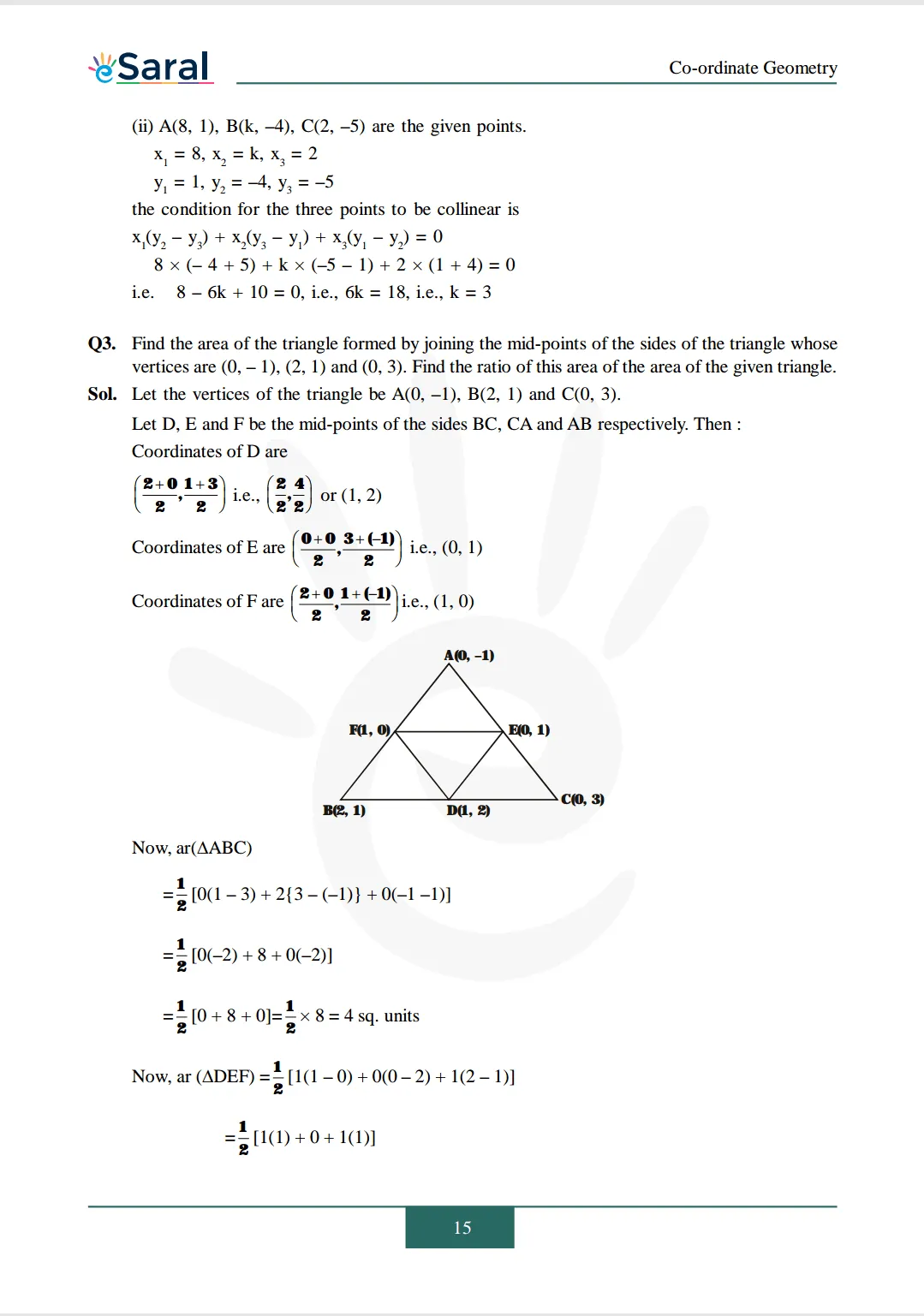 Class 10 Maths Chapter 7 exercise 7.3 solutions Image 2