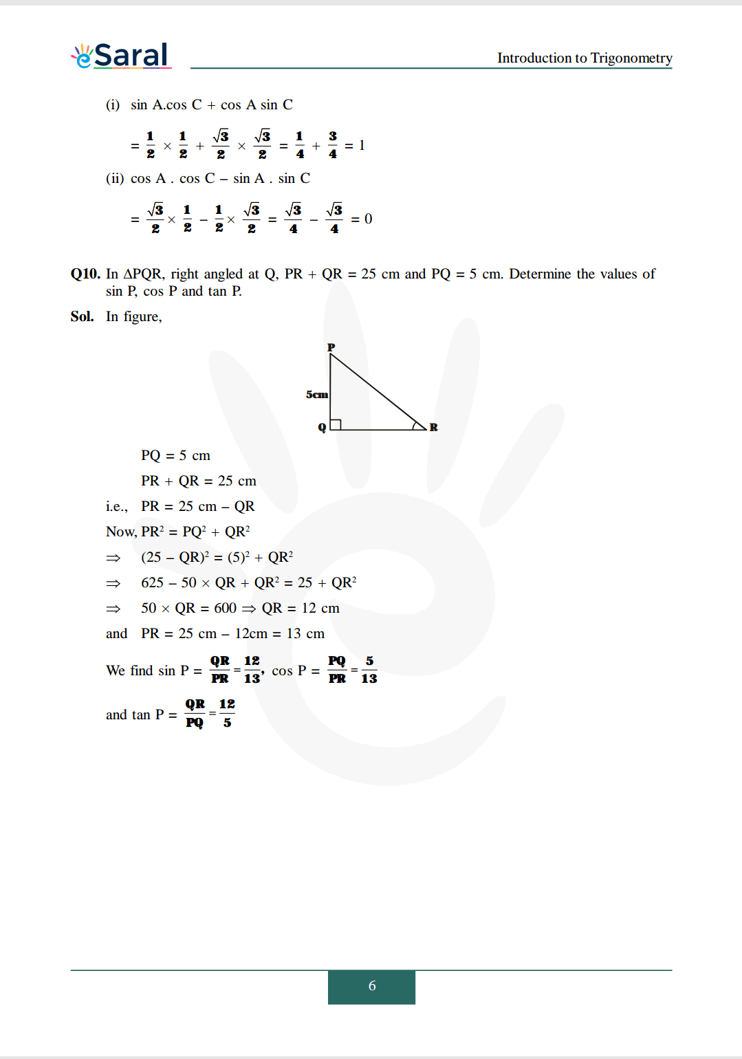 Class 10 Maths Chapter 8 exercise 8.1 solutions image 6