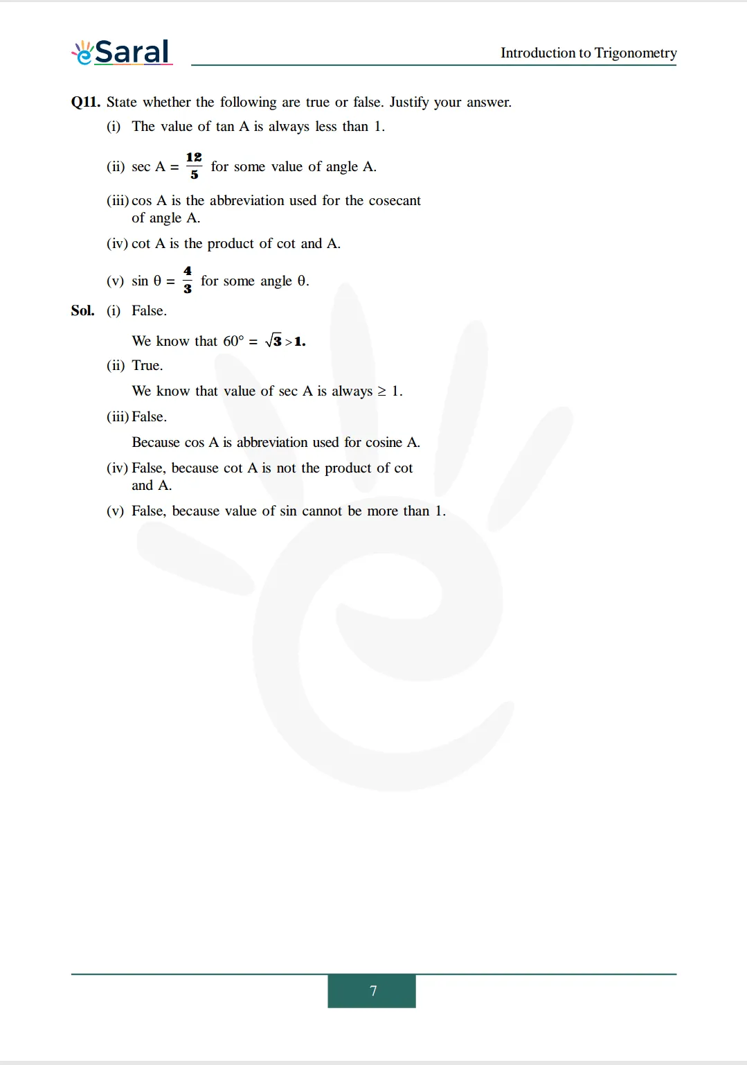 Class 10 Maths Chapter 8 exercise 8.1 solutions image 7