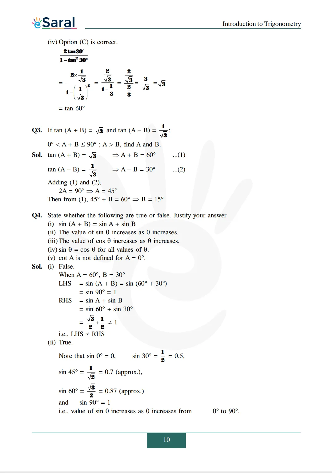 Class 10 Maths Chapter 8 exercise 8.2 solutions image 3