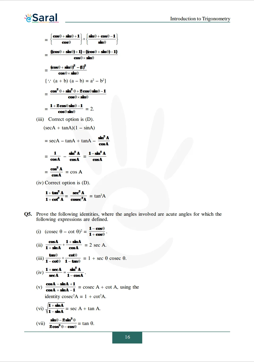 Class 10 Maths Chapter 8 exercise 8.4 solutions image 3