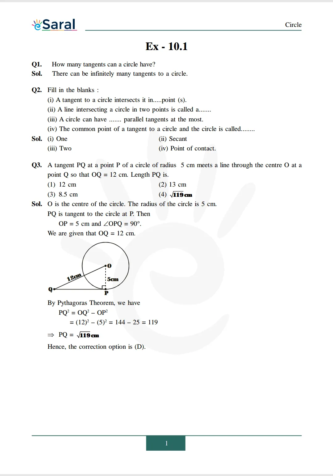 NCERT Solutions for Class 10 Maths chapter 10 Image 2