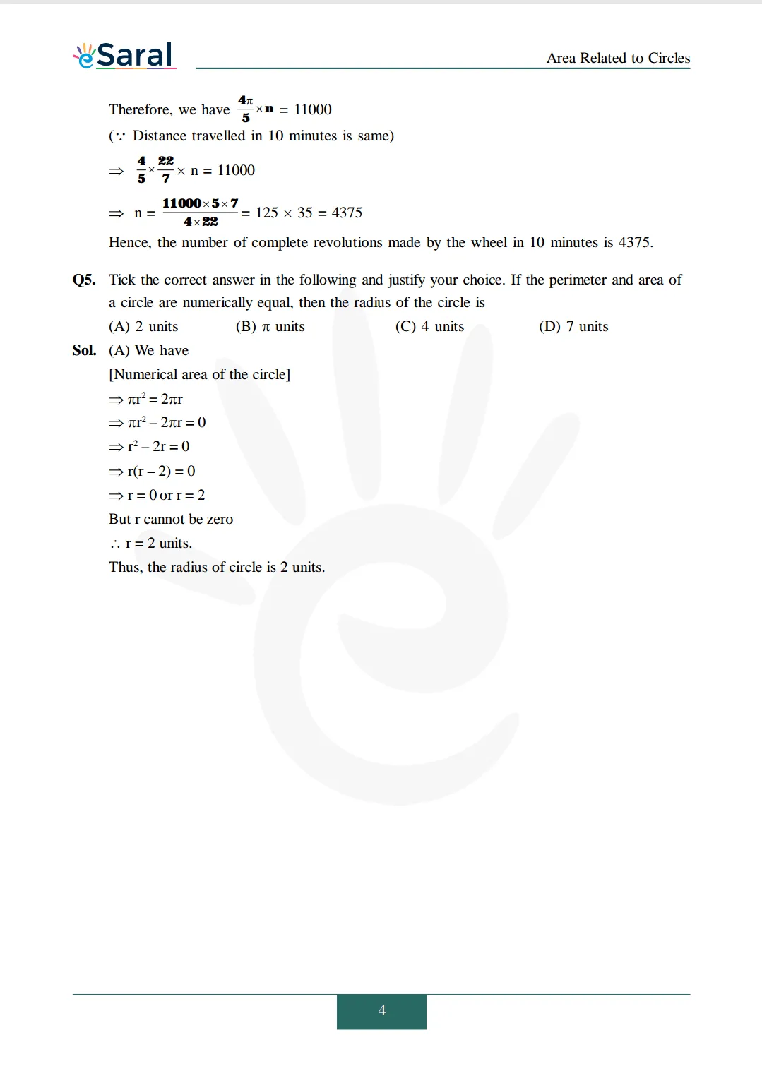 NCERT Solutions for Class 10 Maths chapter 12 Image 5