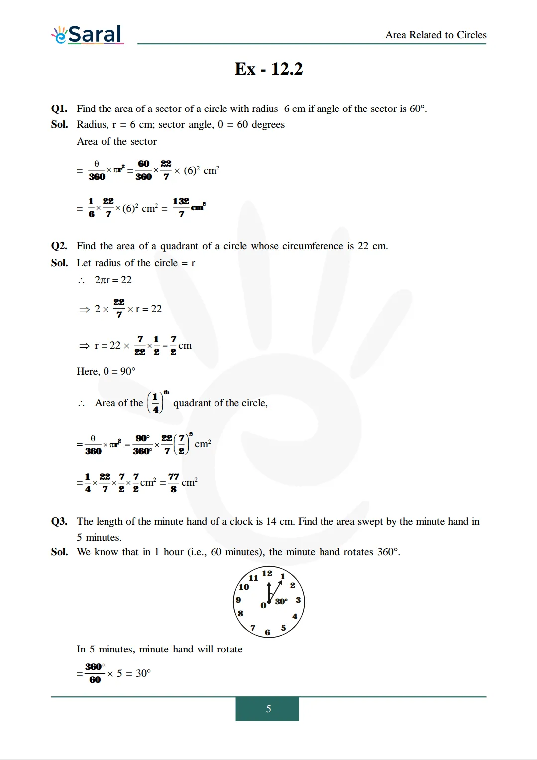 NCERT Solutions for Class 10 Maths chapter 12 Exercise 12.2 Image 1