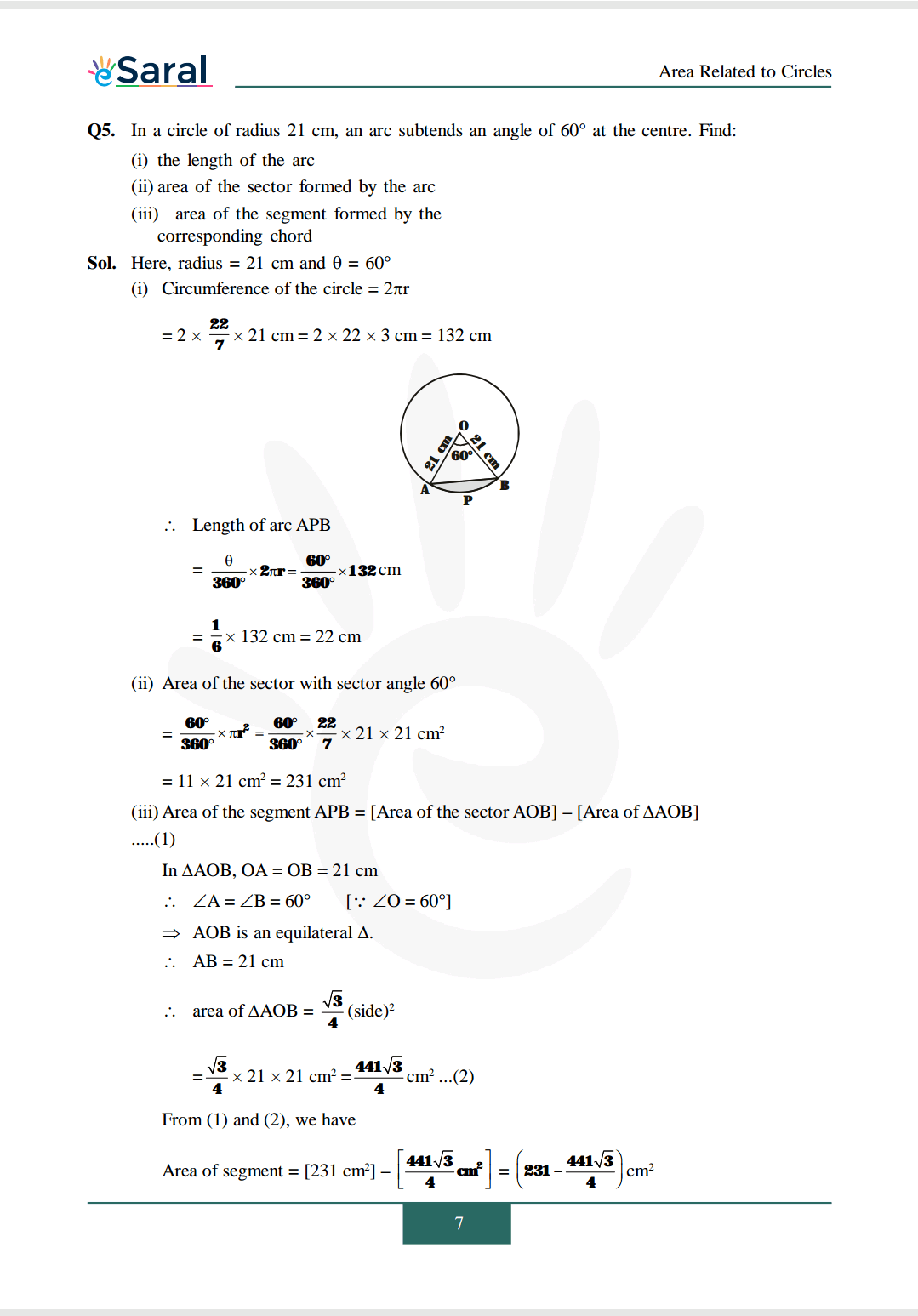 Class 10 Maths Chapter 12 exercise 12.2 solutions Image 3