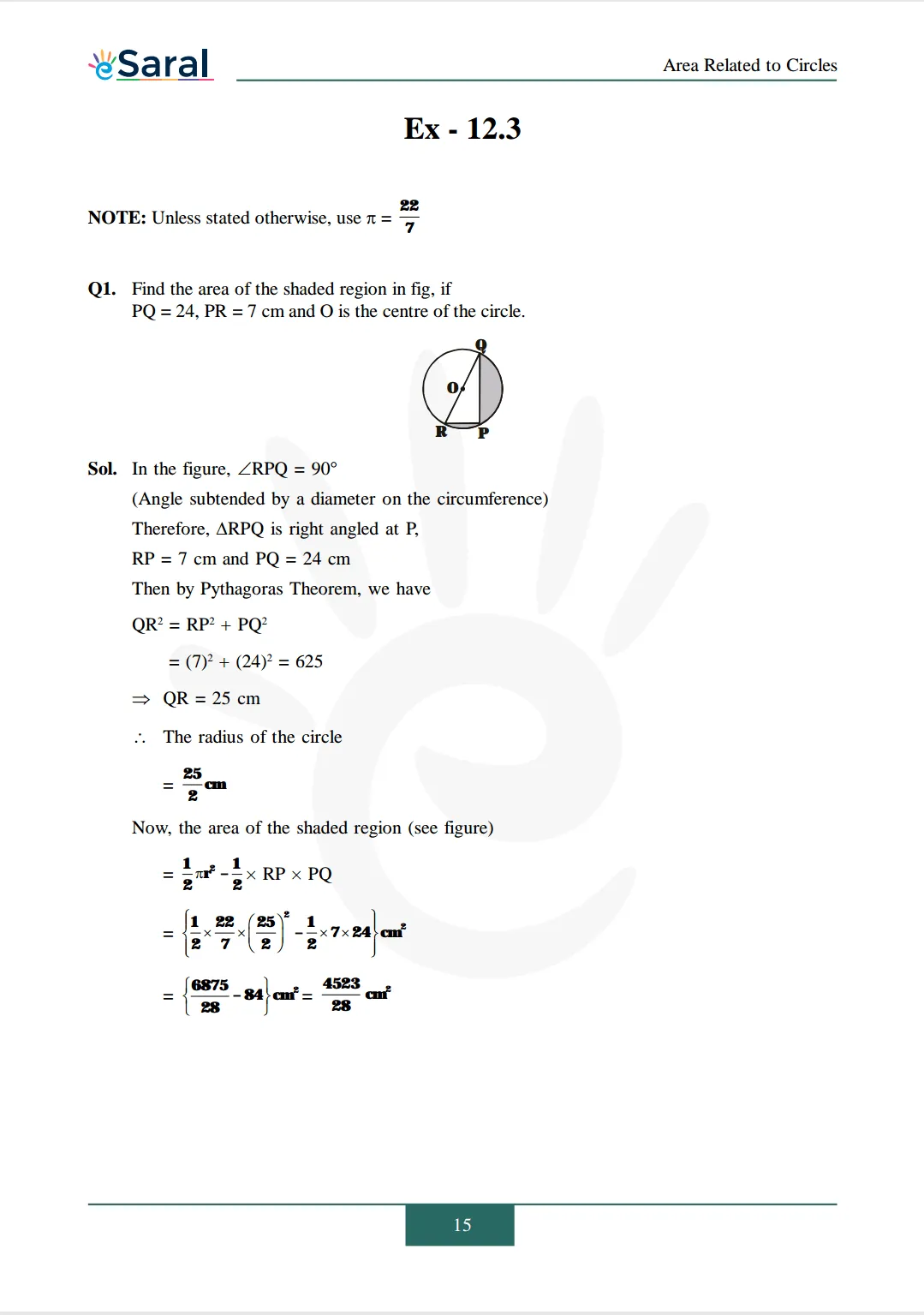 NCERT Solutions for Class 10 Maths chapter 12 Exercise 12.3 Image 1