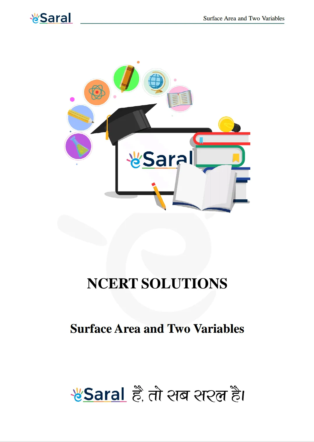 NCERT Solutions for Class 10 Maths chapter 13 Image 1