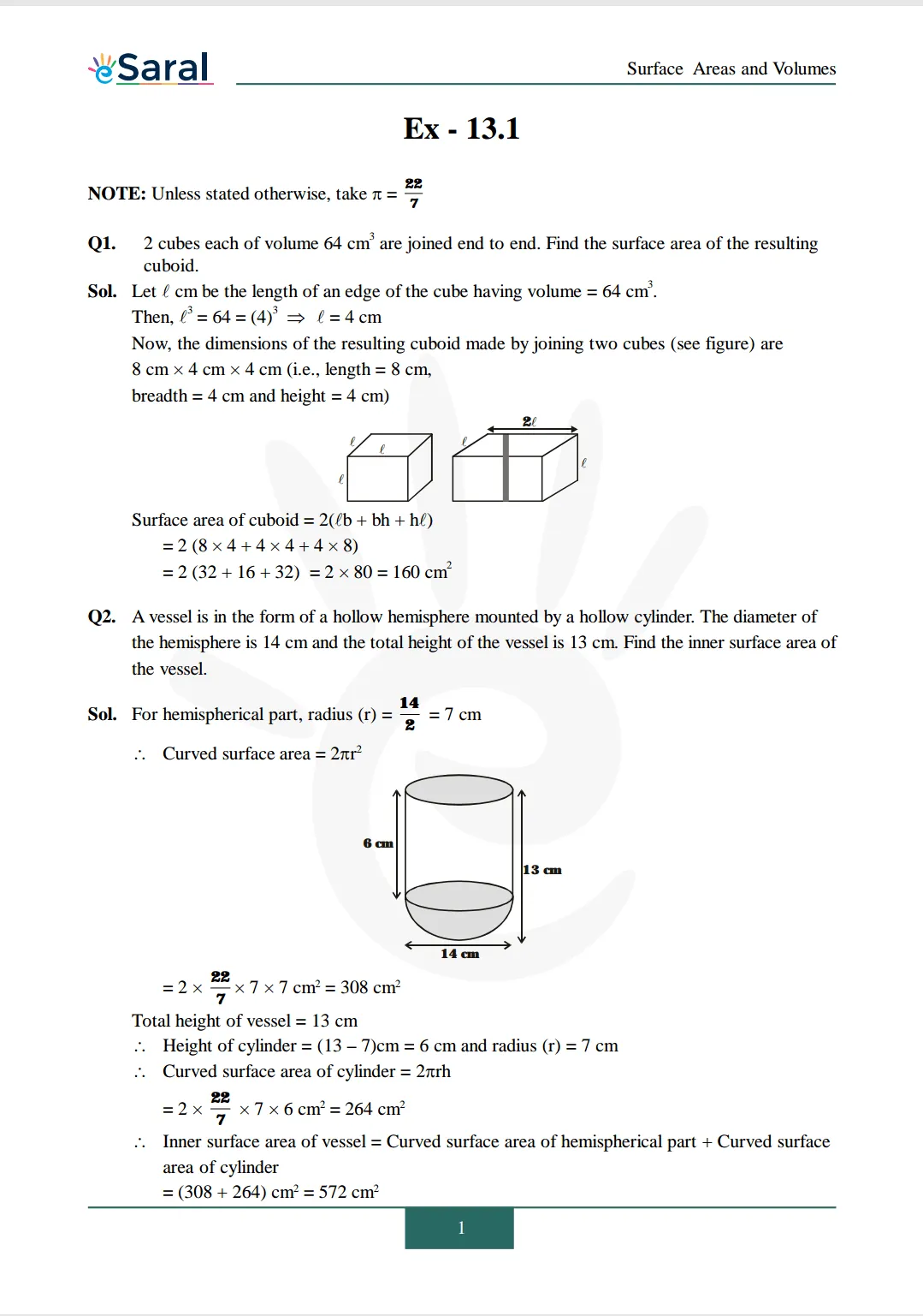 NCERT Solutions for Class 10 Maths chapter 13 Image 2