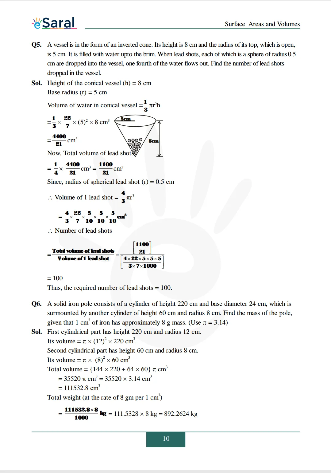 NCERT Solutions for Class 10 Maths chapter 13 Image 11