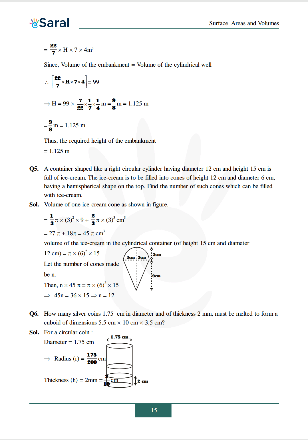 Class 10 Maths Chapter 13 exercise 13.3 solutions Image 3