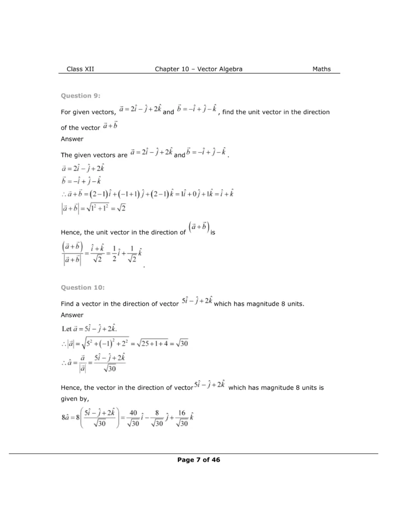 NCERT Class 12 Maths Chapter 10 Exercise 10.2 Solutions Image 4