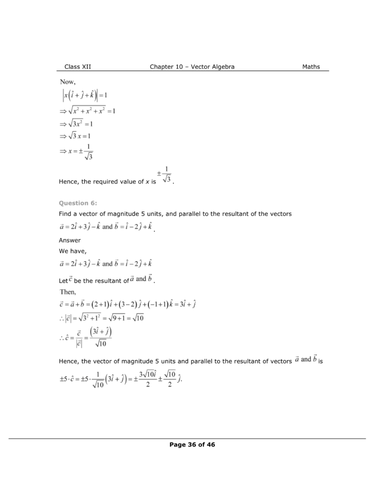 NCERT Solutions For Class 12 Maths Chapter 10 Miscellaneous Exercise Image 4