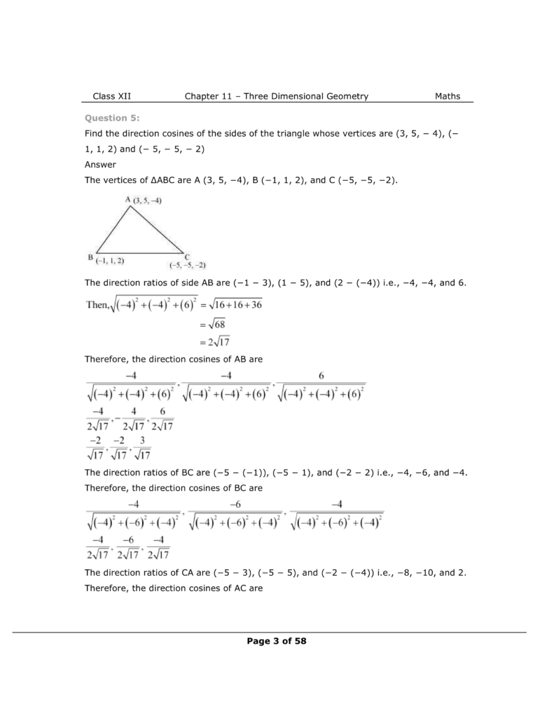 NCERT Class 12 Maths Chapter 11 Exercise 11.1 Solutions Image 3