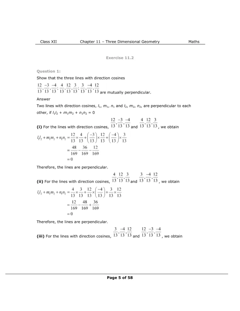 NCERT Solutions for Class 12 Maths chapter 11 Image 5