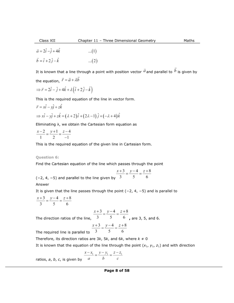 NCERT Solutions for Class 12 Maths chapter 11 Image 8