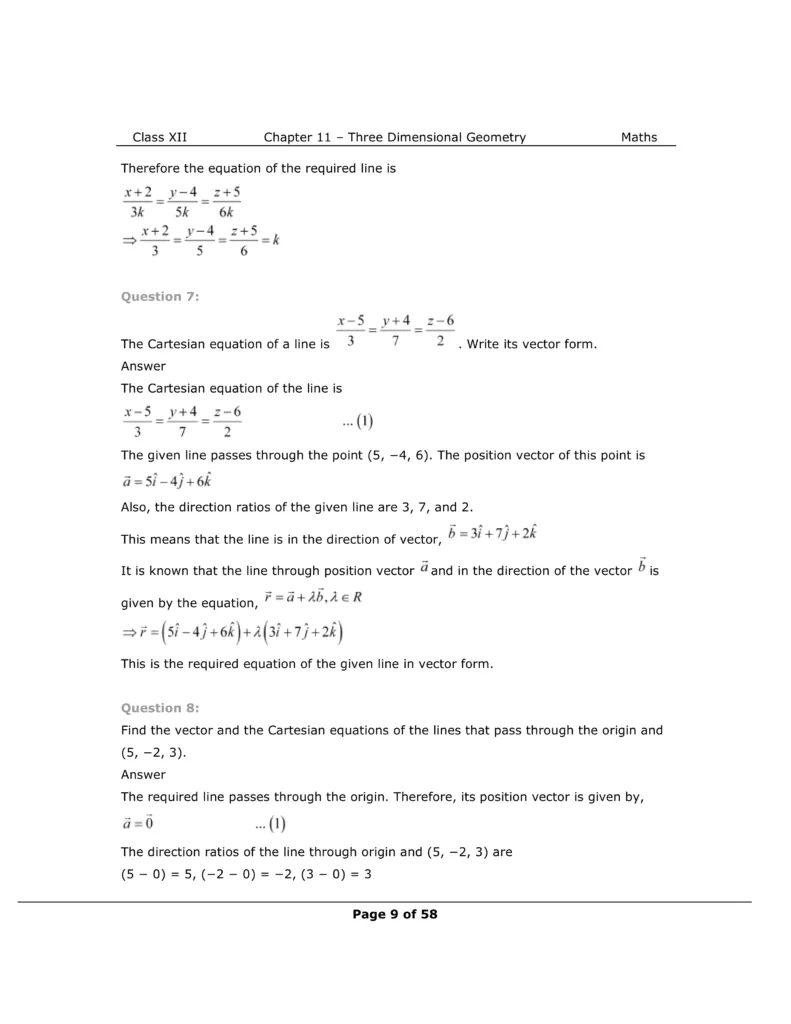 NCERT Solutions for Class 12 Maths chapter 11 Image 9
