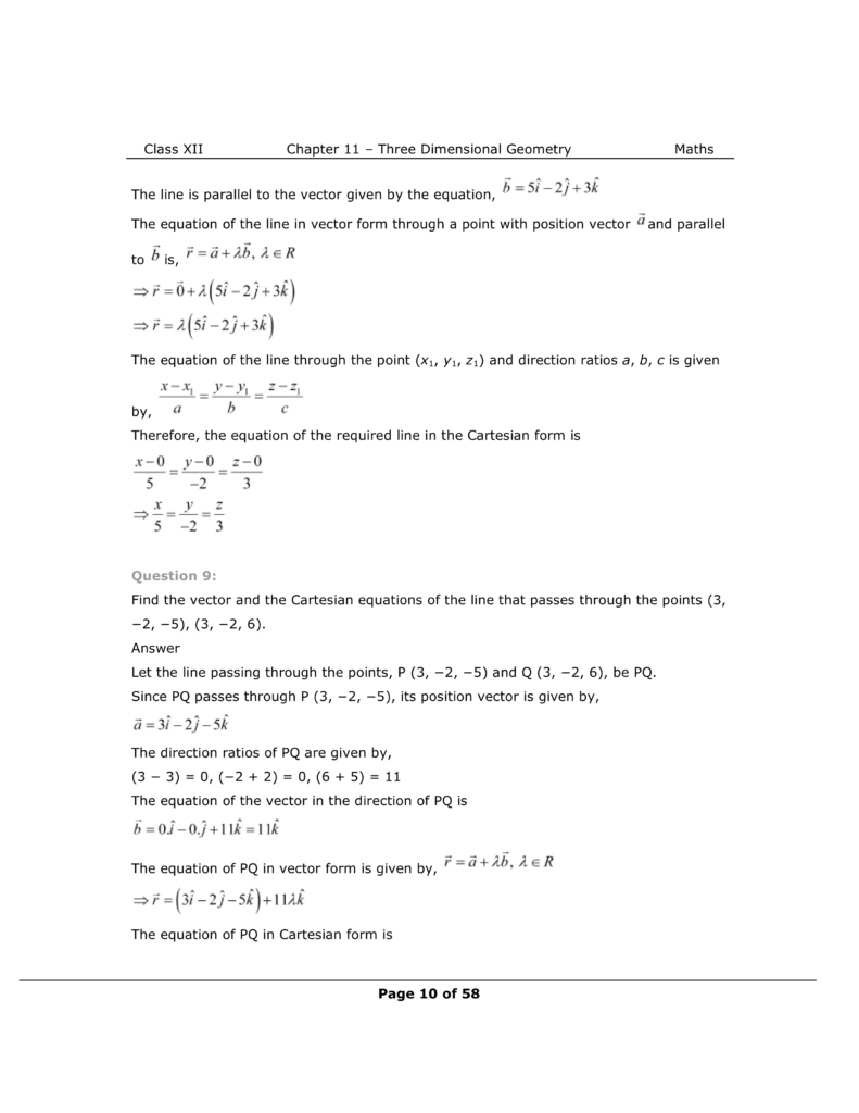 NCERT Solutions for Class 12 Maths chapter 11 Image 10