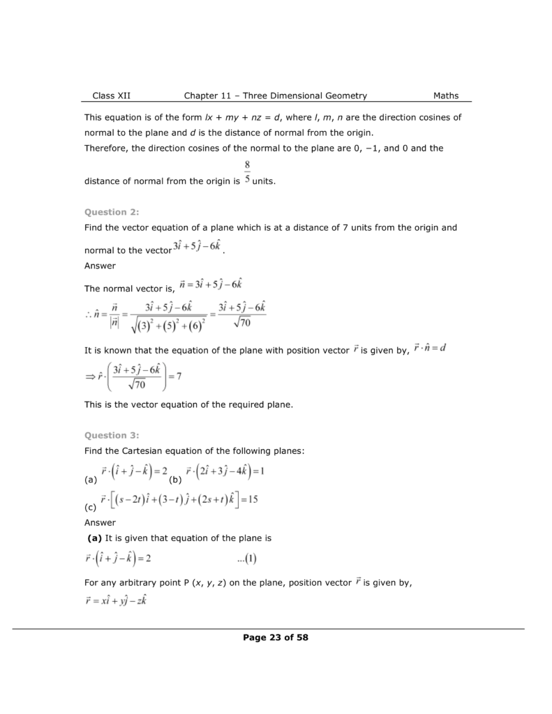 NCERT Class 12 Maths Chapter 11 Exercise 11.3 Solutions Image 3