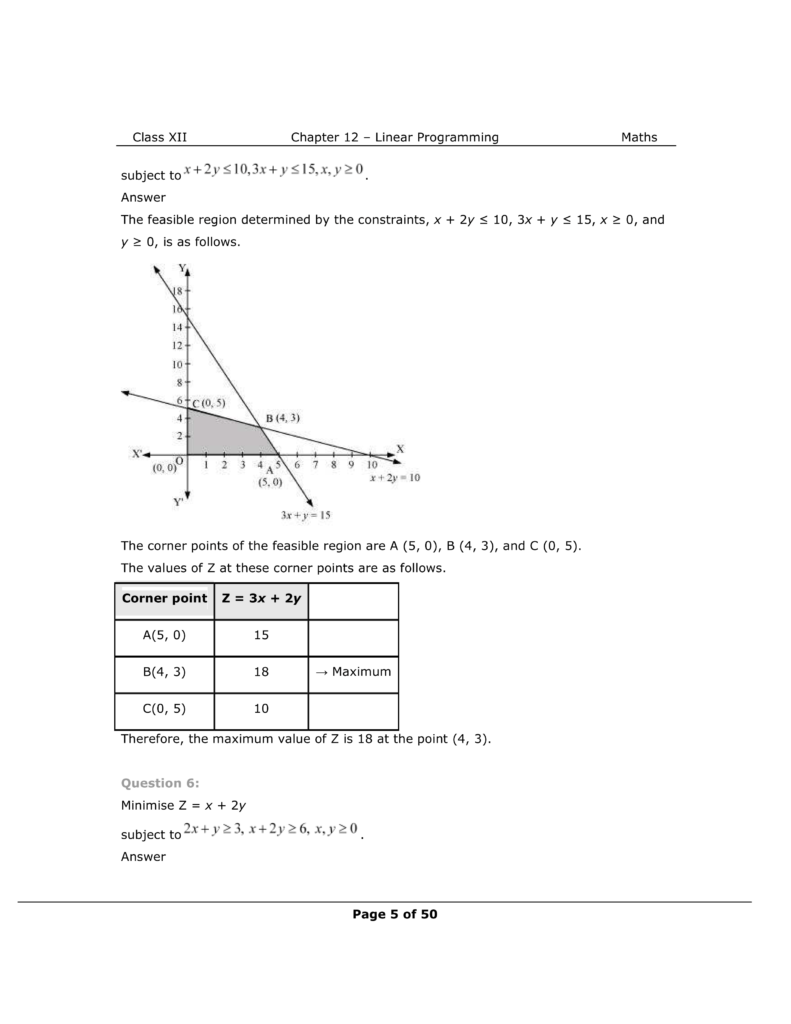NCERT Solutions for Class 12 Maths chapter 12 Image 5