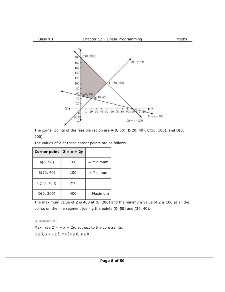 NCERT Solutions for Class 12 Maths chapter 12 Image 8