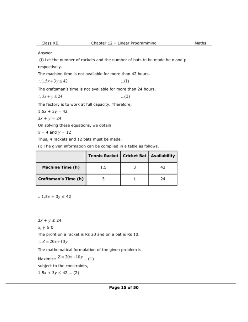NCERT Class 12 Maths Chapter 12 Exercise 12.2 Solutions Image 5