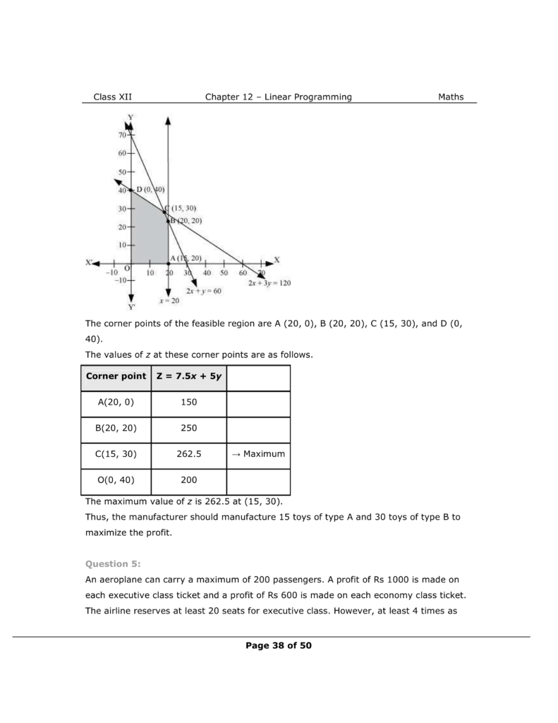 NCERT Solutions For Class 12 Maths Chapter 12 Miscellaneous Exercise Image 7