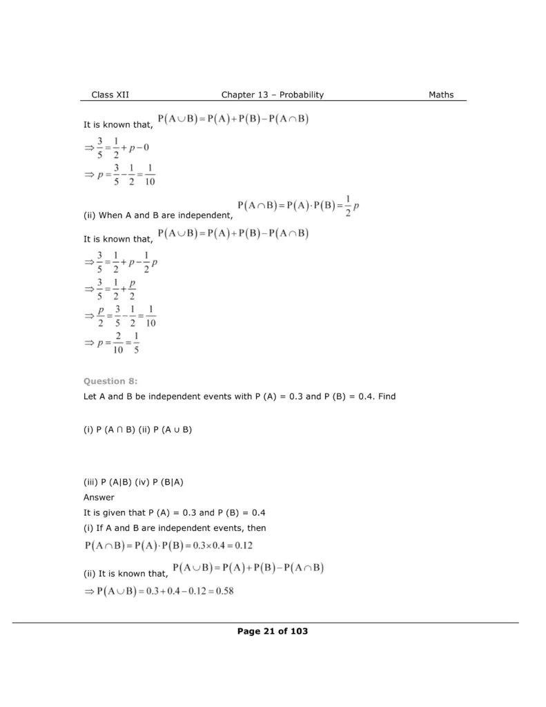 NCERT Class 12 Maths Chapter 13 Exercise 13.2 Solutions Image 5