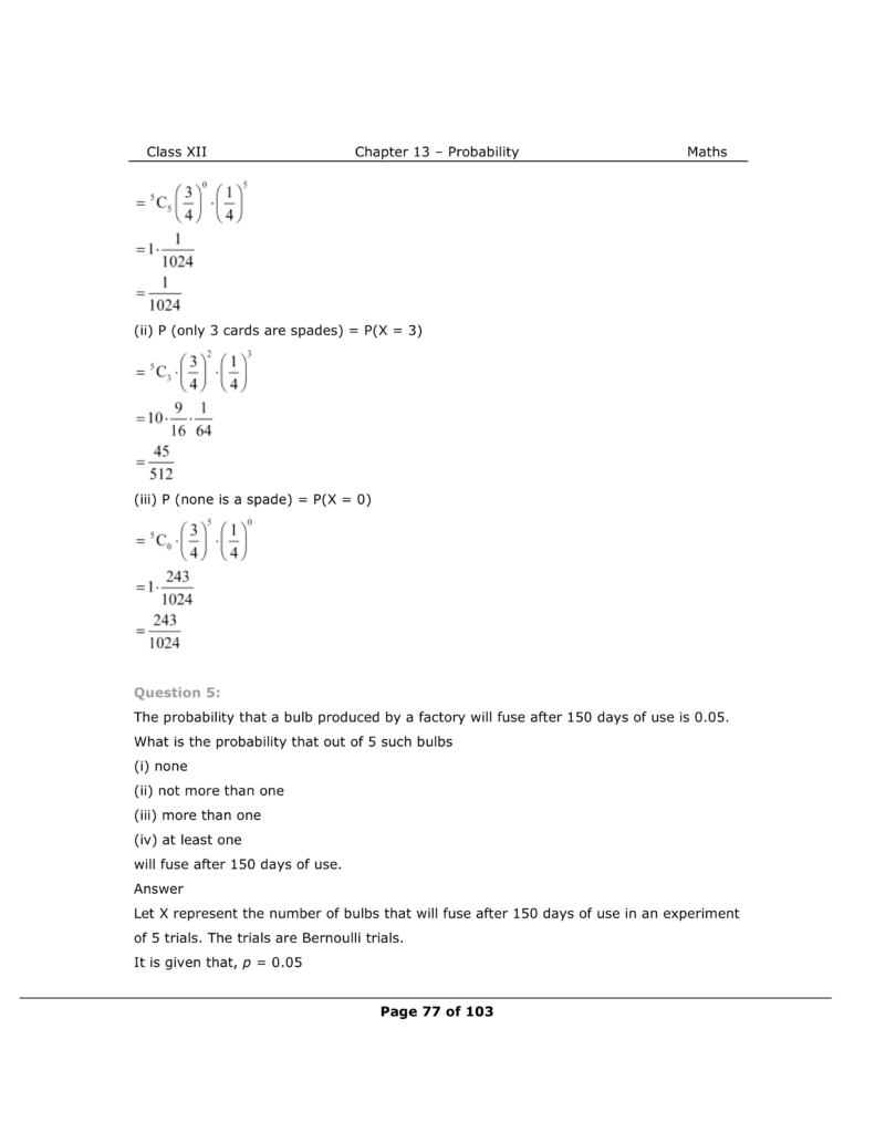 NCERT Class 12 Maths Chapter 13 Exercise 13.5 Solutions Image 5