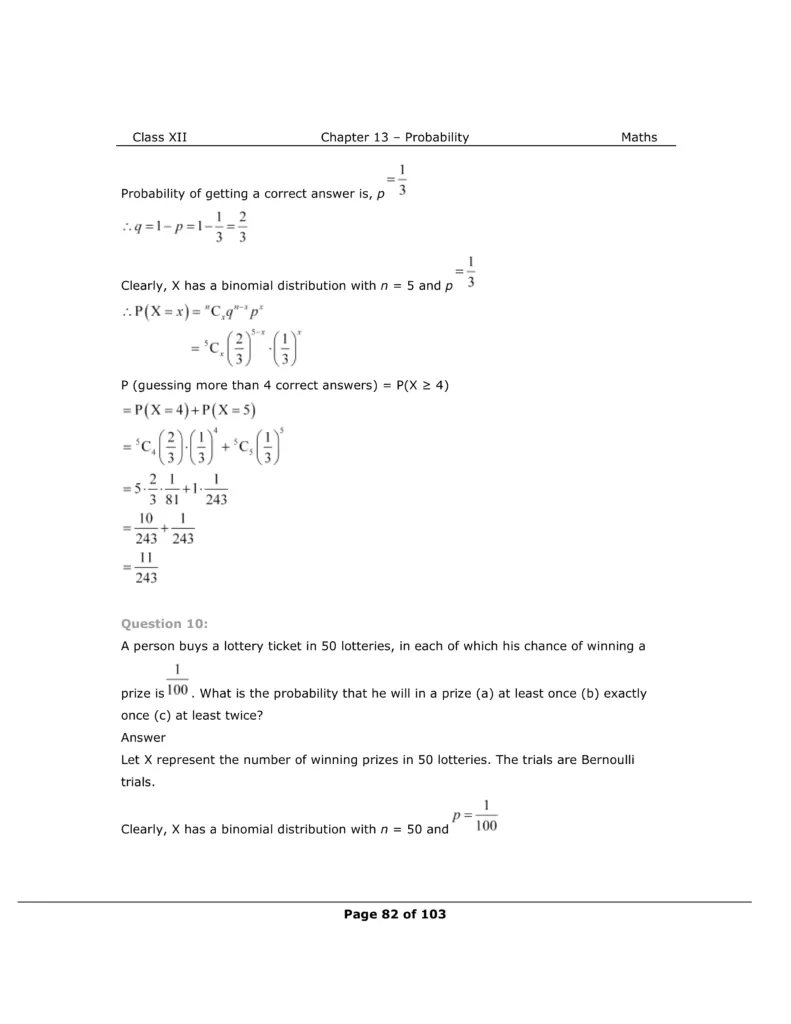 NCERT Class 12 Maths Chapter 13 Exercise 13.5 Solutions Image 10
