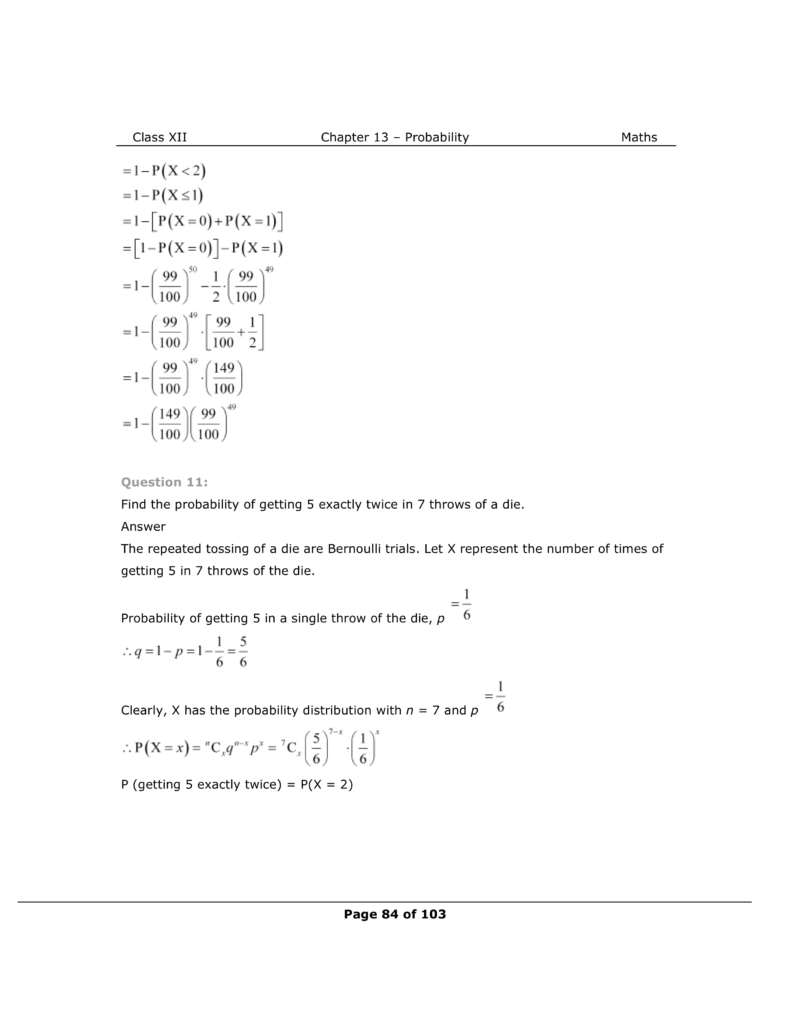 NCERT Class 12 Maths Chapter 13 Exercise 13.5 Solutions Image 12