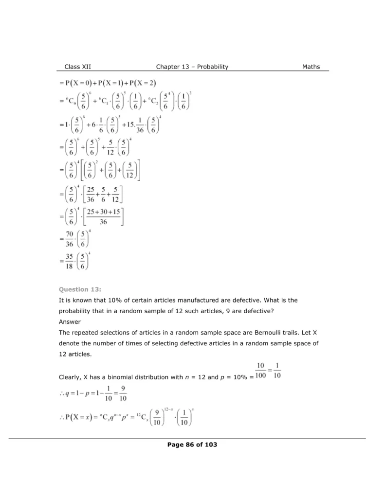 NCERT Class 12 Maths Chapter 13 Exercise 13.5 Solutions Image 14