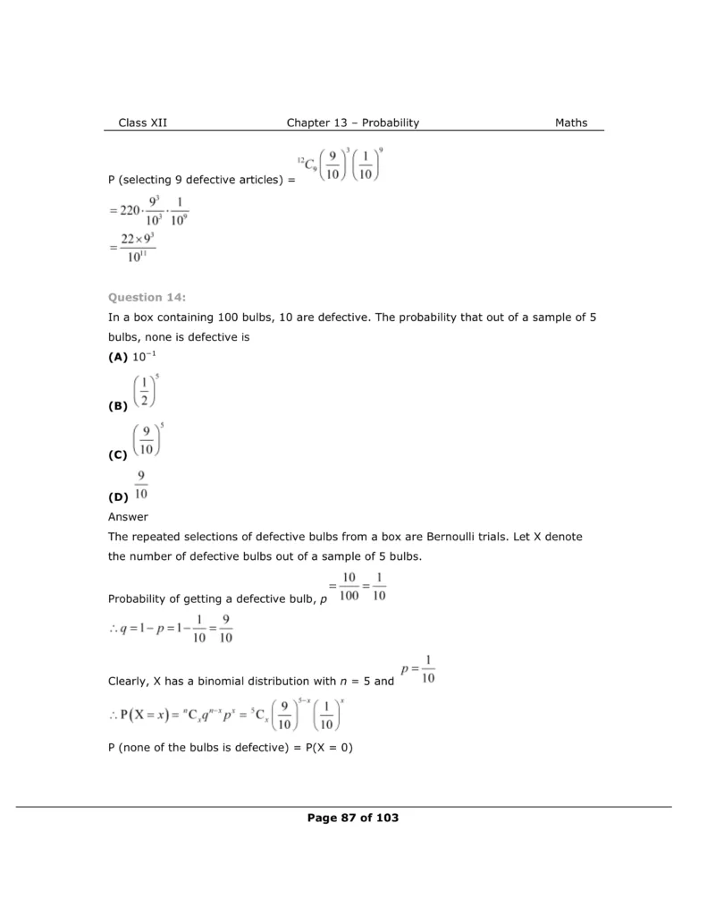 NCERT Class 12 Maths Chapter 13 Exercise 13.5 Solutions Image 15