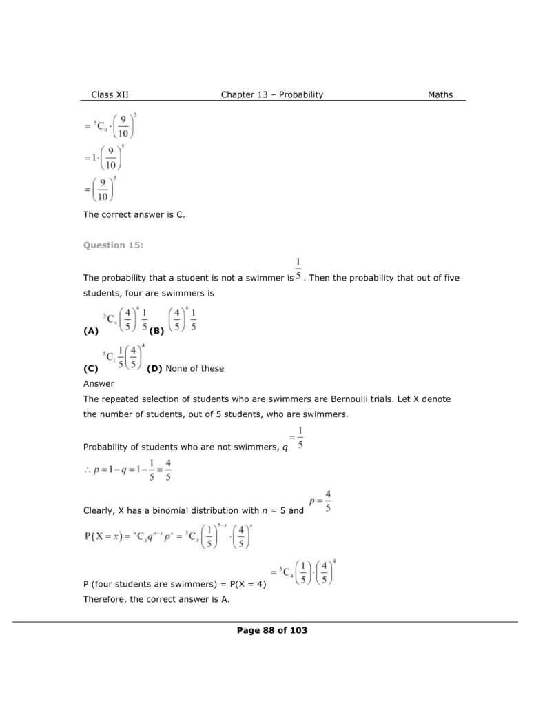 NCERT Class 12 Maths Chapter 13 Exercise 13.5 Solutions Image 16