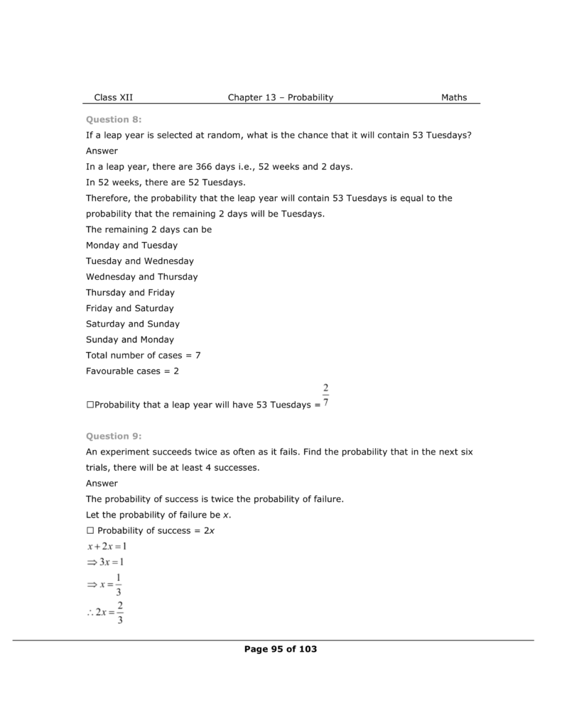 NCERT Solutions For Class 12 Maths Chapter 13 Miscellaneous Exercise 7