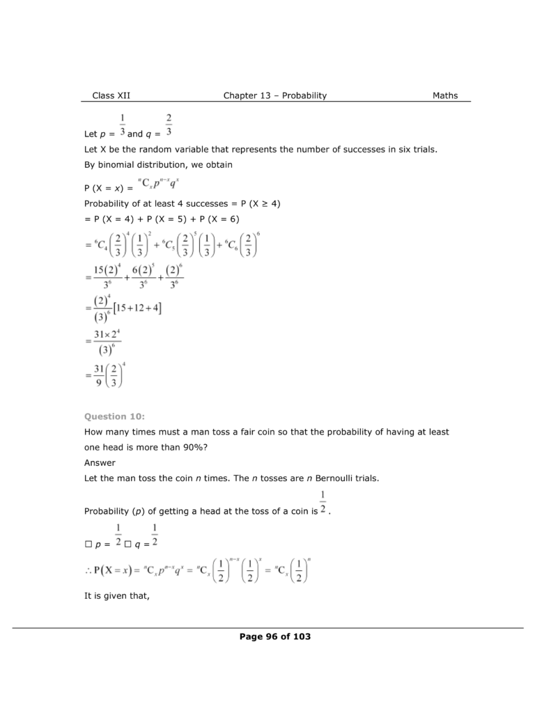 NCERT Solutions For Class 12 Maths Chapter 13 Miscellaneous Exercise 8