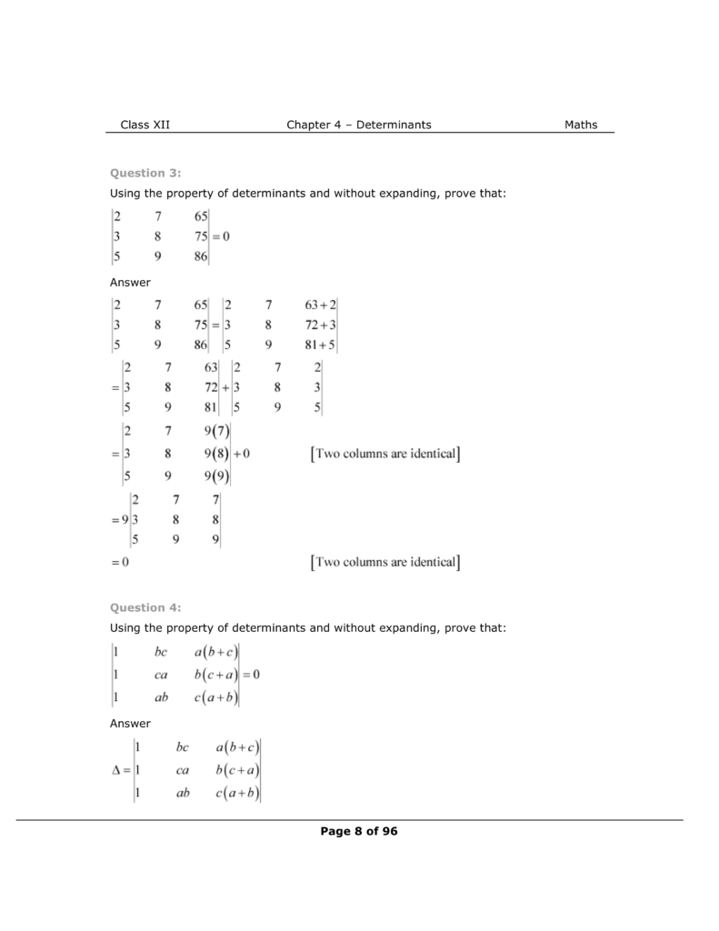 NCERT Class 12 Maths Chapter 4 Exercise 4.2 Solutions Image 2