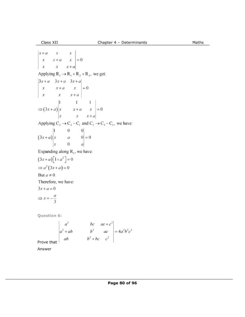 NCERT Solutions For Class 12 Maths Chapter 4 Miscellaneous Exercise Image 5