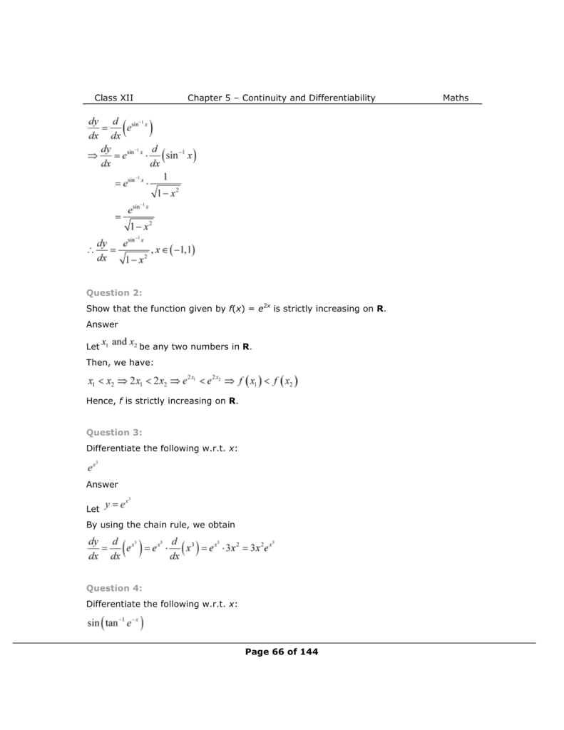 NCERT Class 12 Maths Chapter 5 Exercise 5.4 Solutions Image 2